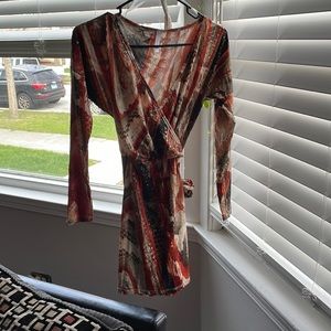 Small mini dress with sequins